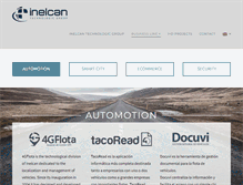 Tablet Screenshot of inelcan.com